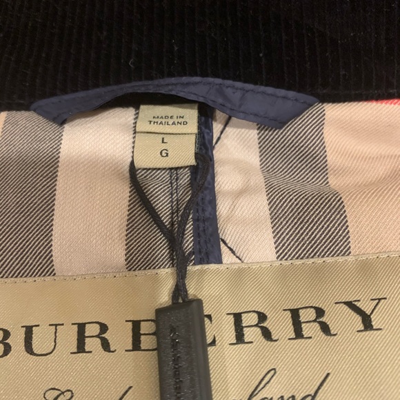BURBERRY MEN’S GRANSWORTH NAVY BLUE DIAMOND NOVA CHECK COAT - Picture 9 of 15